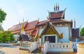 Explore Sao Inthakin, Wat Chedi Luang, Chiang Mai, Thailand Royalty Free Stock Photo