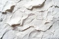 explore texture and abstract composition in crumbled and torn white paper Royalty Free Stock Photo