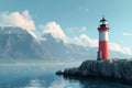 Explore the theme of maritime adventures through a digital rendering technique, using a photorealistic approach to depict a