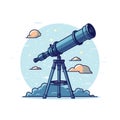 Explore the Universe with a Basic Telescope AI Generated