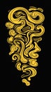 Dynamic neural network design featuring a neon yellow question mark on a sleek black background, igniting curiosity and innovation