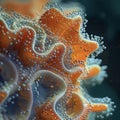 coral underwater macro, underwater world Royalty Free Stock Photo