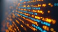 Explore web programming with HTML, PHP, and code snippets. Abstract 3D rendering of program source code