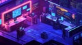 Futuristic Command Center