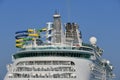 Rear view of the Royal Caribbean Voyager Class Cruise Ship Explorer of the Seas