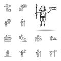 Explorer, Tour, camping icon. Travel icons universal set for web and mobile Royalty Free Stock Photo