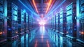 Exploring the Abstract Architecture of a Futuristic Datacenter Blade Servers Floating Storage and an Intricate Network