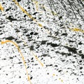 Exploring Abstract Expressionist Art featuring dynamic black and yellow drips and splatters