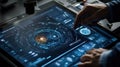 Exploring advanced space simulation on touchscreen interface
