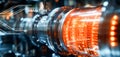 Exploring the advanced technologies of quantum computing in a laboratory environment. Generative AI Royalty Free Stock Photo
