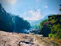 Exploring amazing nature at in Adams peak in Kuruvita, Sri Lanka