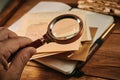 Exploring antique documents through the magnifying glass