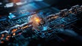 Exploring blockchain technology understanding bitcoin\'s impact on finance digital world infographic futuristic educational