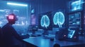 Exploring brain activity and cognitive function using advanced neuro testing technology in a modern lab setting