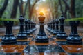 Exploring business strategy through chess team dynamics, leadership, and risk management insights