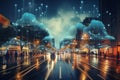 Exploring cloud computing and wireless internet communication in smart city development