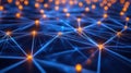 Exploring complex network systems, a visual journey into interconnected nodes and lines