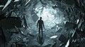 Exploring complex ptsd a journey through a maze of dark mirrors reflecting fragmented emotions
