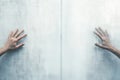 Exploring Connection and Separation Through a Fogged Barrier Between Two Reaching Hands