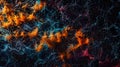 Exploring cosmic connections universe abstract art digital realm close-up visualizing energy flows