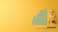 Exploring Data Insights: An Overview of Colorful Graphs and Charts on a Bright Yellow Background