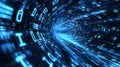 Exploring data streams virtual realm digital art cyber environment abstract perspective information flow concept