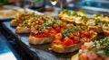 Exploring the Delightful World of Canopies, Starters, and Italian Ciabatta Bread Bruschetta: A Sceni