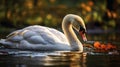 Exploring The Dietary Habits Of Swans In The Wild With Canon M50