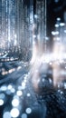 Exploring digital cityscapes, a journey through data streams and luminous architecture