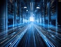 Digital Nexus: Data Streams and Automation. Generated with AI Royalty Free Stock Photo