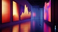Exploring Dynamic Technology through Immersive Digital Art and Visualization Spaces
