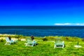 Exploring the eastrn coast around Pescara, Italy with its relazing view of the sea Royalty Free Stock Photo