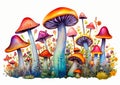 Exploring the Enchanting World of Miniature Mushrooms: A Walking