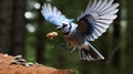 Exploring The Feeding Behavior Of Blue Jays In The Wild With Canon M50