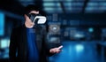 Exploring the Future of Artificial Intelligence and Virtual Reality in Coding, Programming, and Natural Language Royalty Free Stock Photo