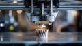 Exploring the future of manufacturing a close up view of a cutting edge d printing process in action Royalty Free Stock Photo