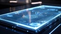 Exploring Futuristic Interfaces, A Glowing Glass Screen Display