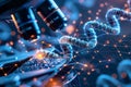 Exploring Genetic Secrets: Microscopic View of DNA