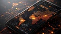 Exploring Global Connections Through a Futuristic Mobile Interface