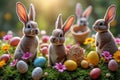 Exploring Global Easter Customs: Colorful Traditions & Dazzling Decor Ideas Royalty Free Stock Photo