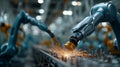 Exploring the Impact of Autonomous Robotics in Metal Welding for Future Industries and Their Challenges Royalty Free Stock Photo
