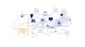 Exploring Innovative Icons for Streamlined Technical Support and Exceptional Customer Service Workflows with Various Devices