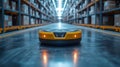Exploring the integration of robotic process automation in modern warehouse environments Royalty Free Stock Photo