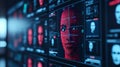 Exploring the intersection of ai and facial recognition technology in modern society and its implications on privacy and security Royalty Free Stock Photo