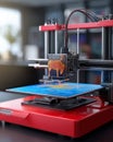 Exploring the Intersection of 3D Printing Technology and Artificial Intelligence for Future Innovations Royalty Free Stock Photo
