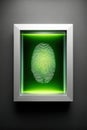 Exploring the Intersection of Fingerprints and Cybersecurity in Our Digital World Royalty Free Stock Photo