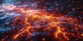 Exploring the Intersection of Modern Technology: Deep Learning, Cloud Computing, Big Data, Machine Royalty Free Stock Photo