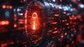 Exploring the intersection of quantum computing and encryption for enhanced security and anti-eavesdropping protocols Royalty Free Stock Photo