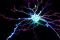 Exploring the Intricacies of Neurons and Synapses. A beautiful abstract Neurons and Synapses. Generative AI Royalty Free Stock Photo