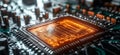 Exploring the intricacies of a quantum computer's processing unit and functionality. Generative AI Royalty Free Stock Photo